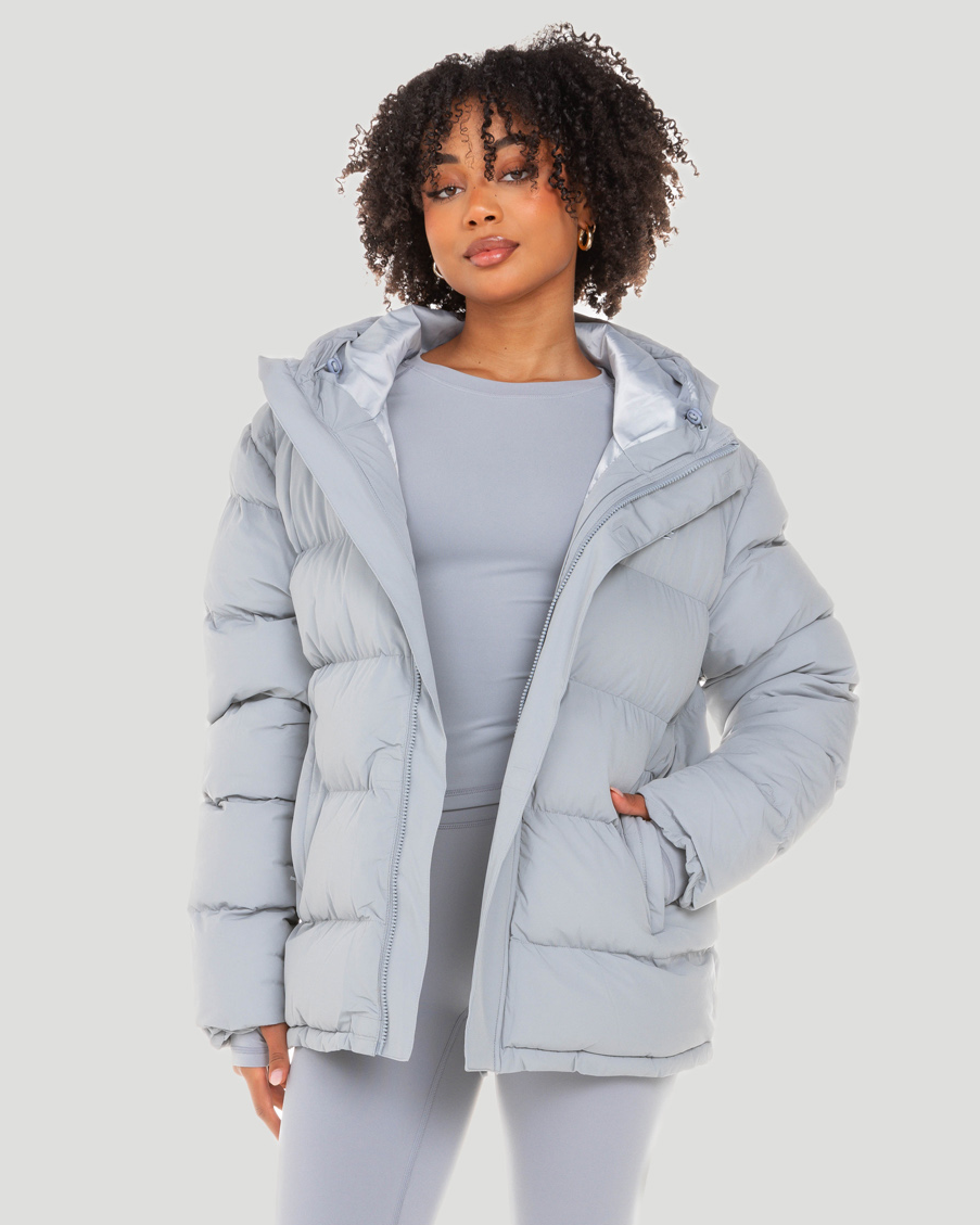 Unisex Puffer Jacket Steel Grey