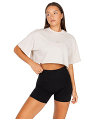 Women's Classic Cropped Tee - Sahara