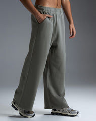 Premium Heavyweight Men's Straight Leg Pants - Fog Green