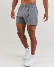 4" Elite Aero Shorts - Grey