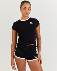 Players Mini Tee - Black / White