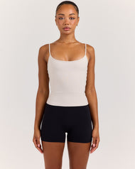 EE Thin Strap Tank - Stone
