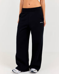 Cloudweave Wide Leg Pants - Black