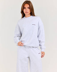 Cloudweave Relaxed Crewneck - Grey Marle