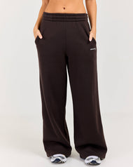 Cloudweave Wide Leg Pants - Coffee Bean