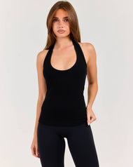 Built in Halter Tank - Black