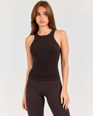 Built in Ribbed Tank - Coffee Bean