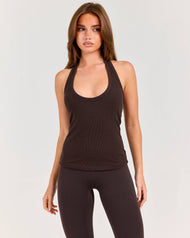 Built in Halter Tank - Coffee Bean