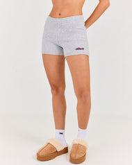 Winter Knit Shorts - Grey Marle