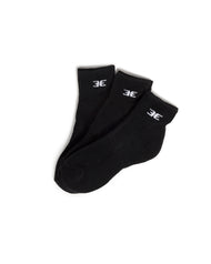 EE Half Crew Socks (3 Pack) - Black
