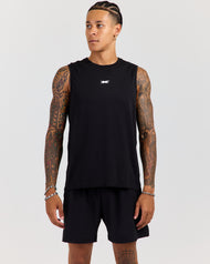 Men's Elite Seamless Tank - Black