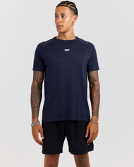 Men's Elite Seamless Regular Tee - Navy