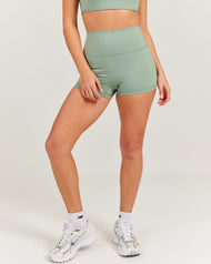 Aura SF Micro Shorts - Dusty Sage