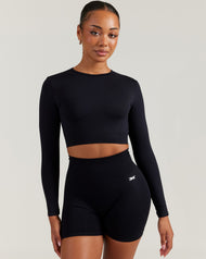 Elite Seamless Long Sleeve - Black