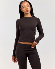 EE Lounge Long Sleeve - Coffee Bean