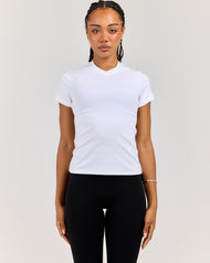 EE Baby V Neck Tee V2 - White