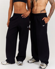 Classic Straight Leg Pants - Black