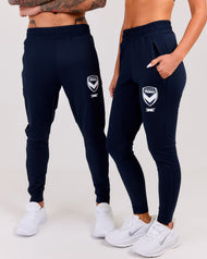 MVFC Unisex ProSport Heavy Training Zip Pants - Navy