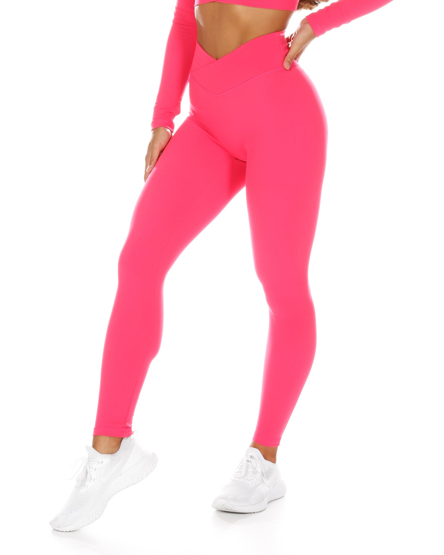 Crossover Leggings- Blush Pink – TAO COLLECTIVE