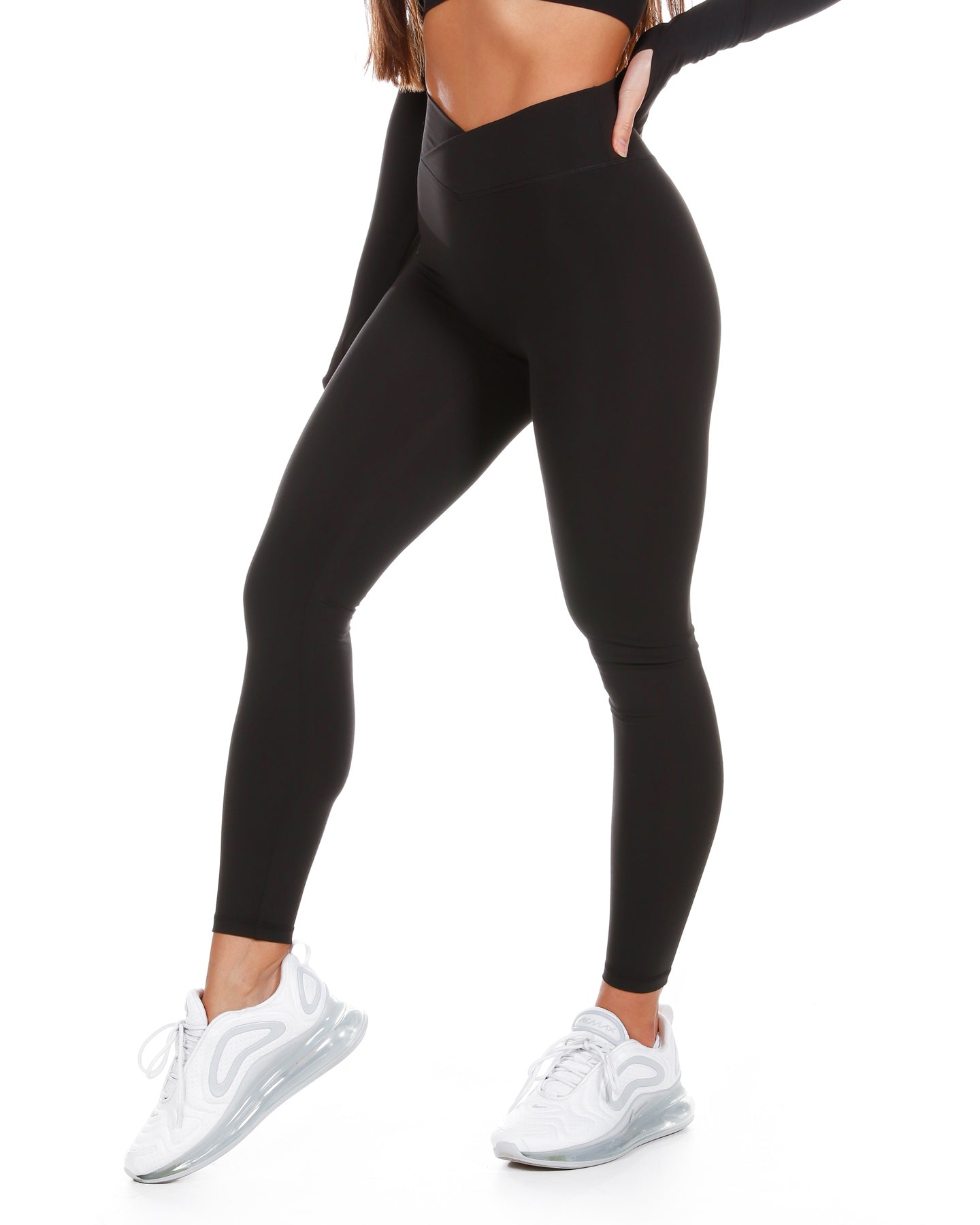 Leggings Seamless Squat Proof 3.0 - Black and green – New Fitness USA