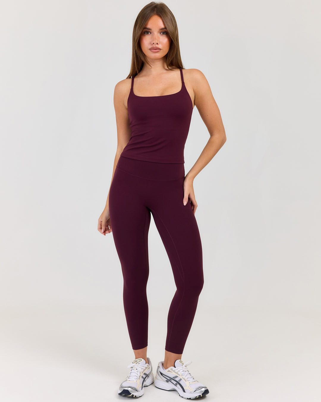 Luna Petite Leggings - Deep Plum