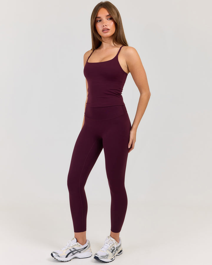 Luna Petite Leggings - Deep Plum