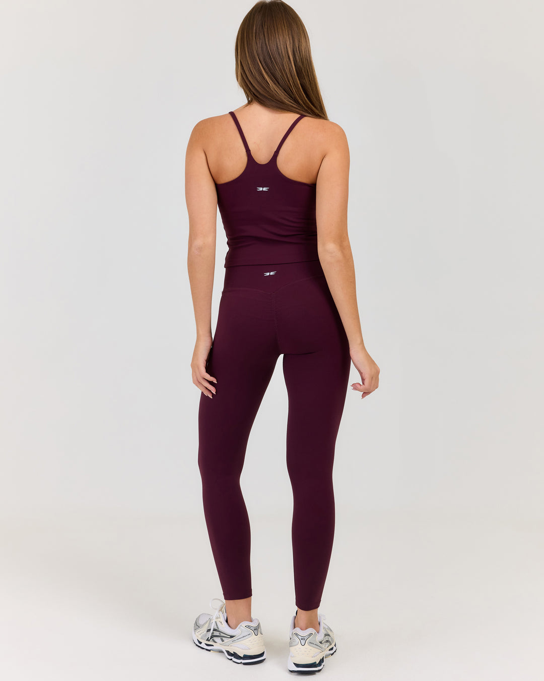 Luna Invisible Scrunch Petite Leggings - Deep Plum