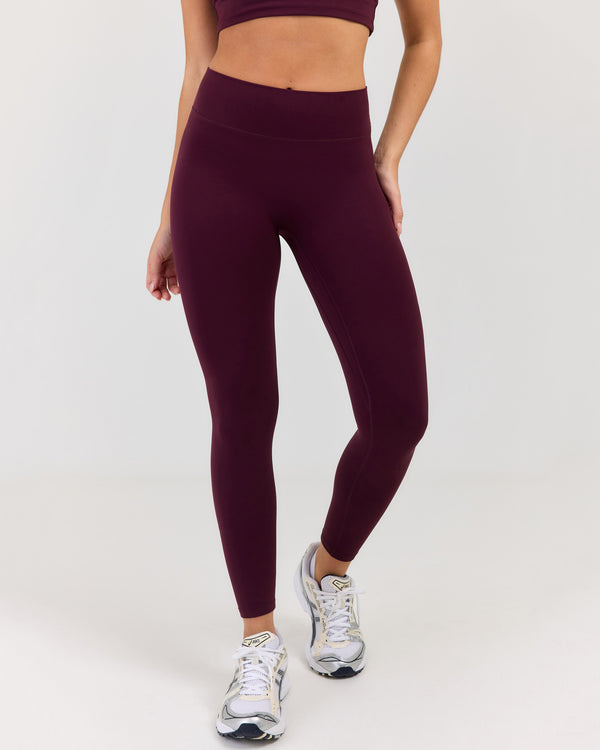 Luna Invisible Scrunch Petite Leggings - Deep Plum