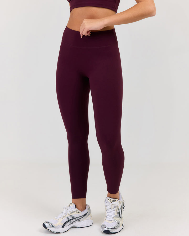 Luna Invisible Scrunch Petite Leggings - Deep Plum