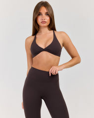Luna Vantage Bra -  Coffee Bean