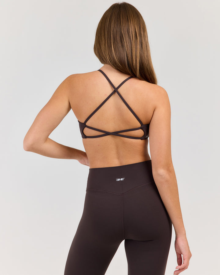 Luna Vantage Bra -  Coffee Bean