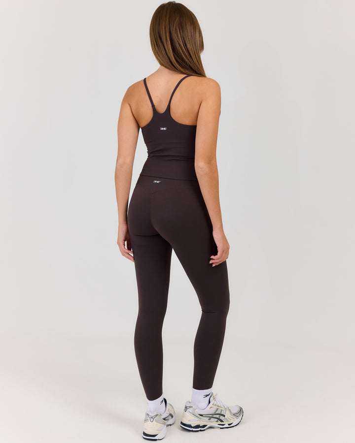 Luna Invisible Scrunch Leggings - Coffee Bean