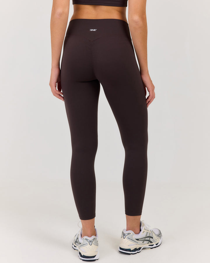 Luna Invisible Scrunch Petite Leggings - Coffee Bean