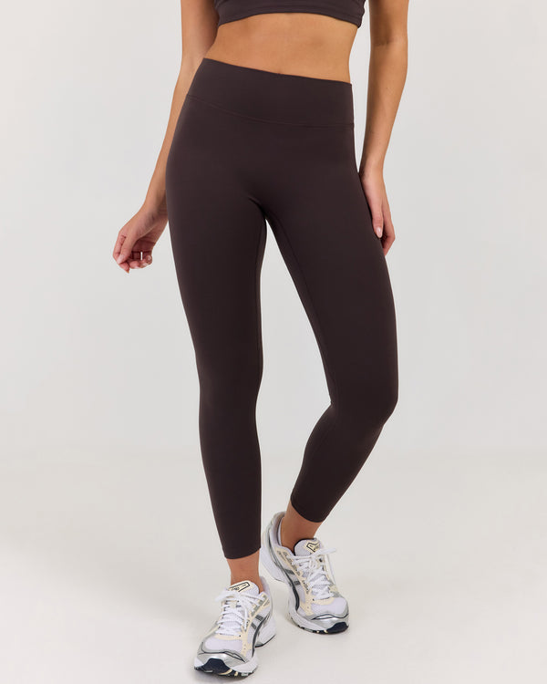 Luna Invisible Scrunch Petite Leggings - Coffee Bean