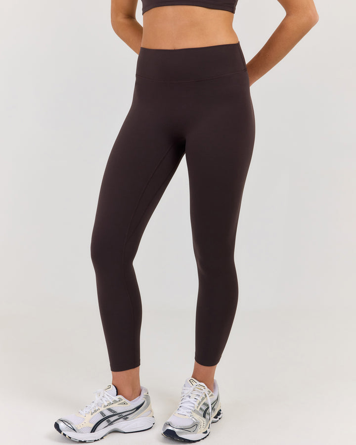 Luna Invisible Scrunch Petite Leggings - Coffee Bean