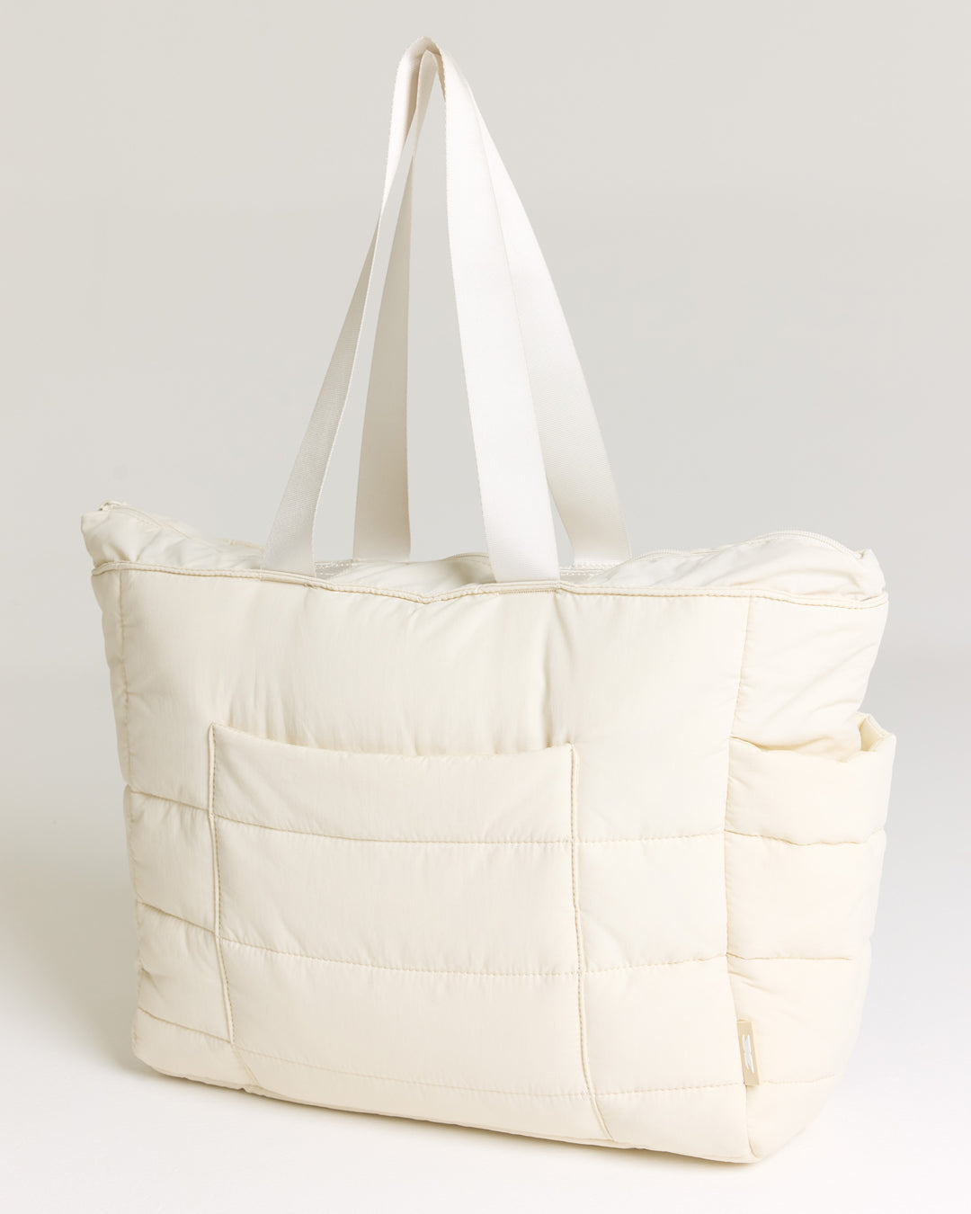 Puffer Tote - Bone
