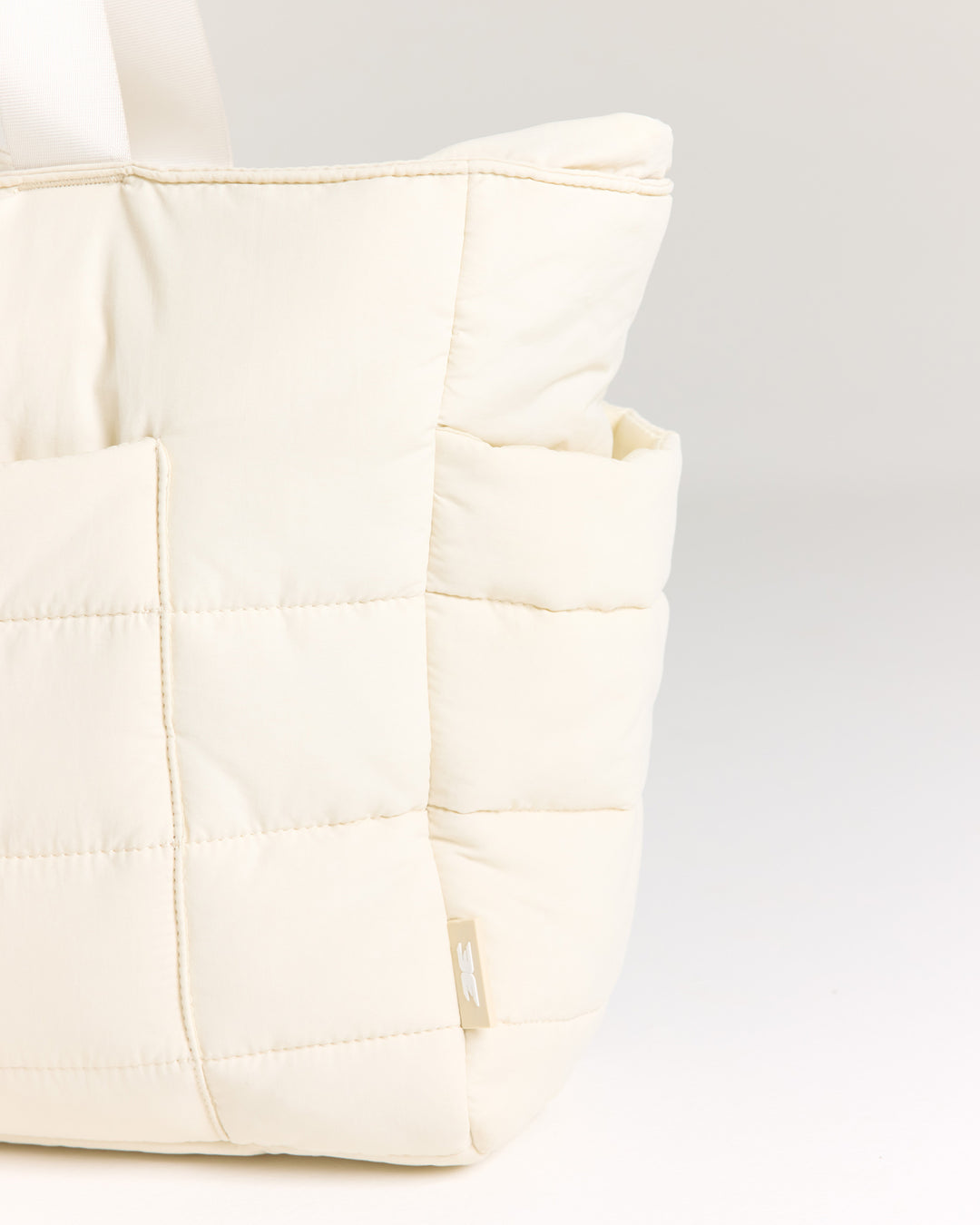 Puffer Tote - Bone
