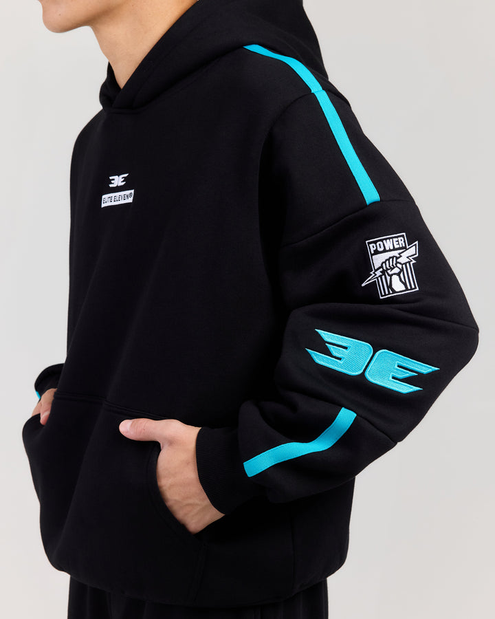 AFL x EE Retro Hoodie - Port Adelaide