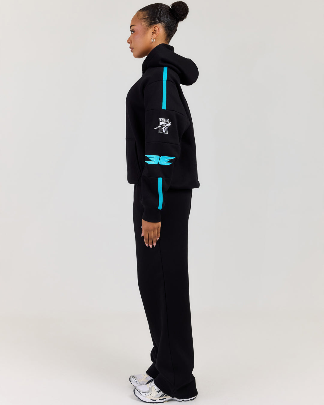AFL x EE Retro Hoodie - Port Adelaide