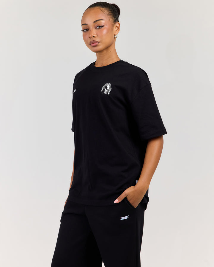 AFL x EE Oversized Tee - Collingwood