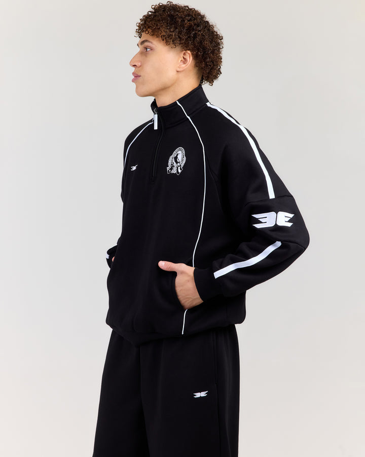 AFL x EE Retro 1/4 Zip - Collingwood