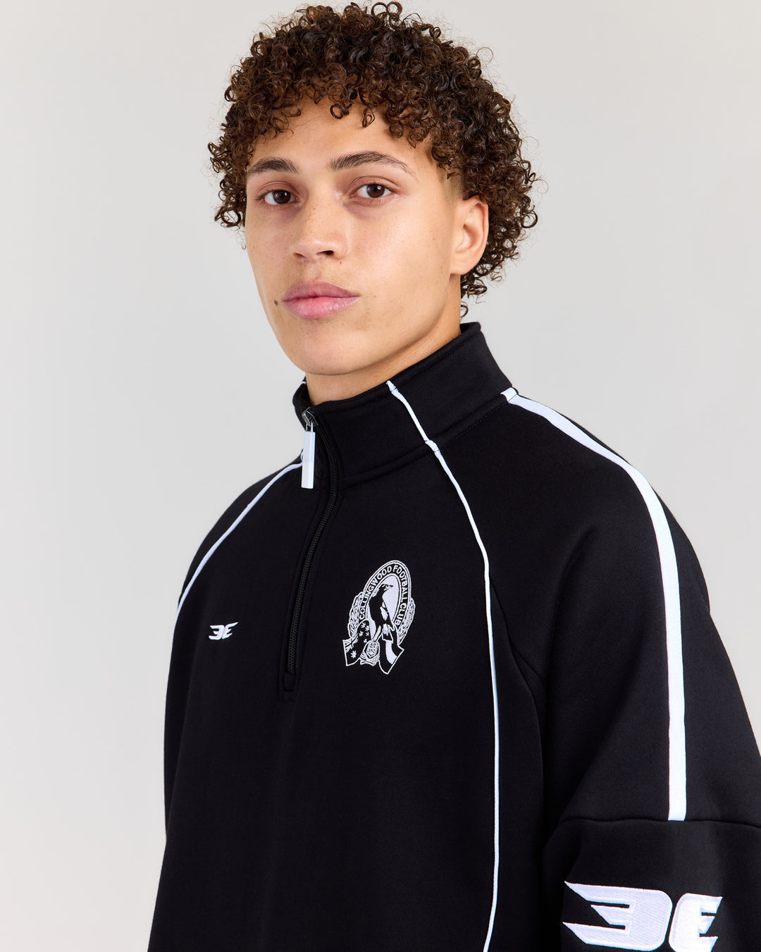 AFL x EE Retro 1/4 Zip - Collingwood