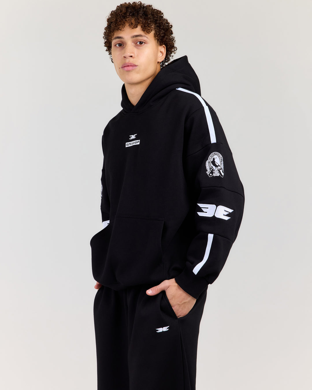 AFL x EE Retro Hoodie - Collingwood