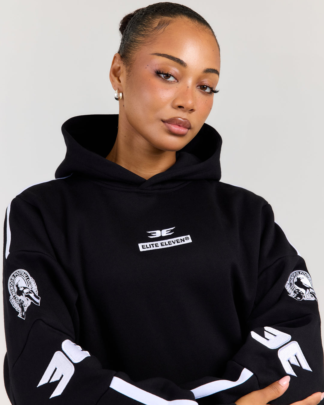 AFL x EE Retro Hoodie - Collingwood