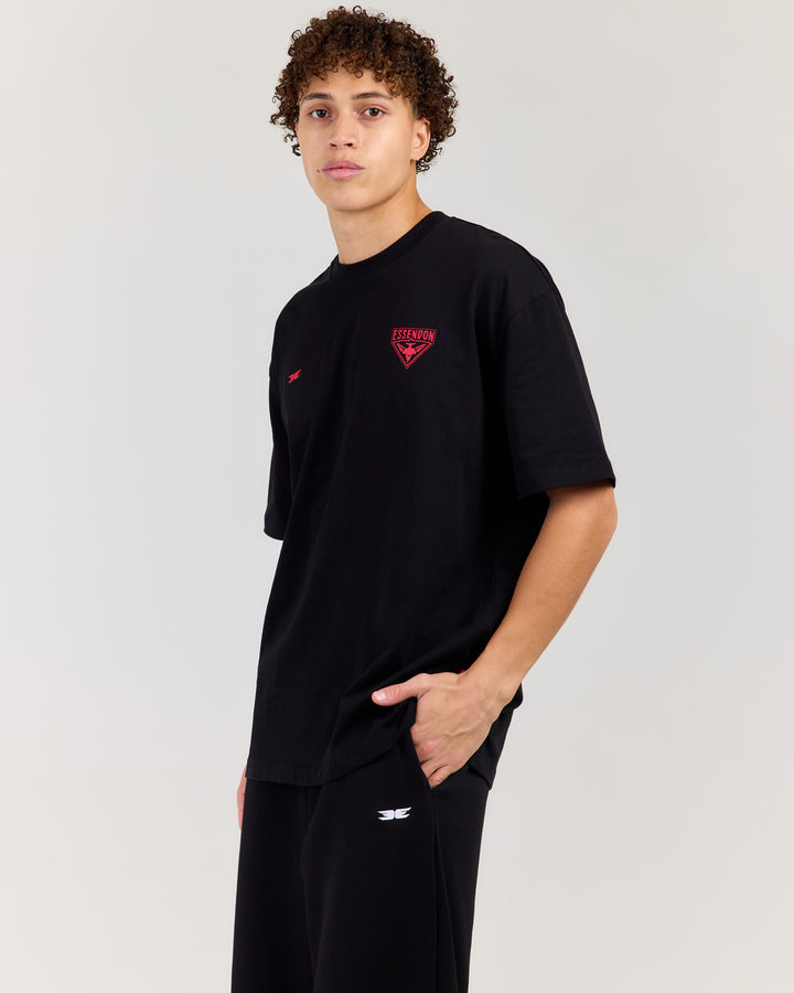 AFL x EE Oversized Tee - Essendon