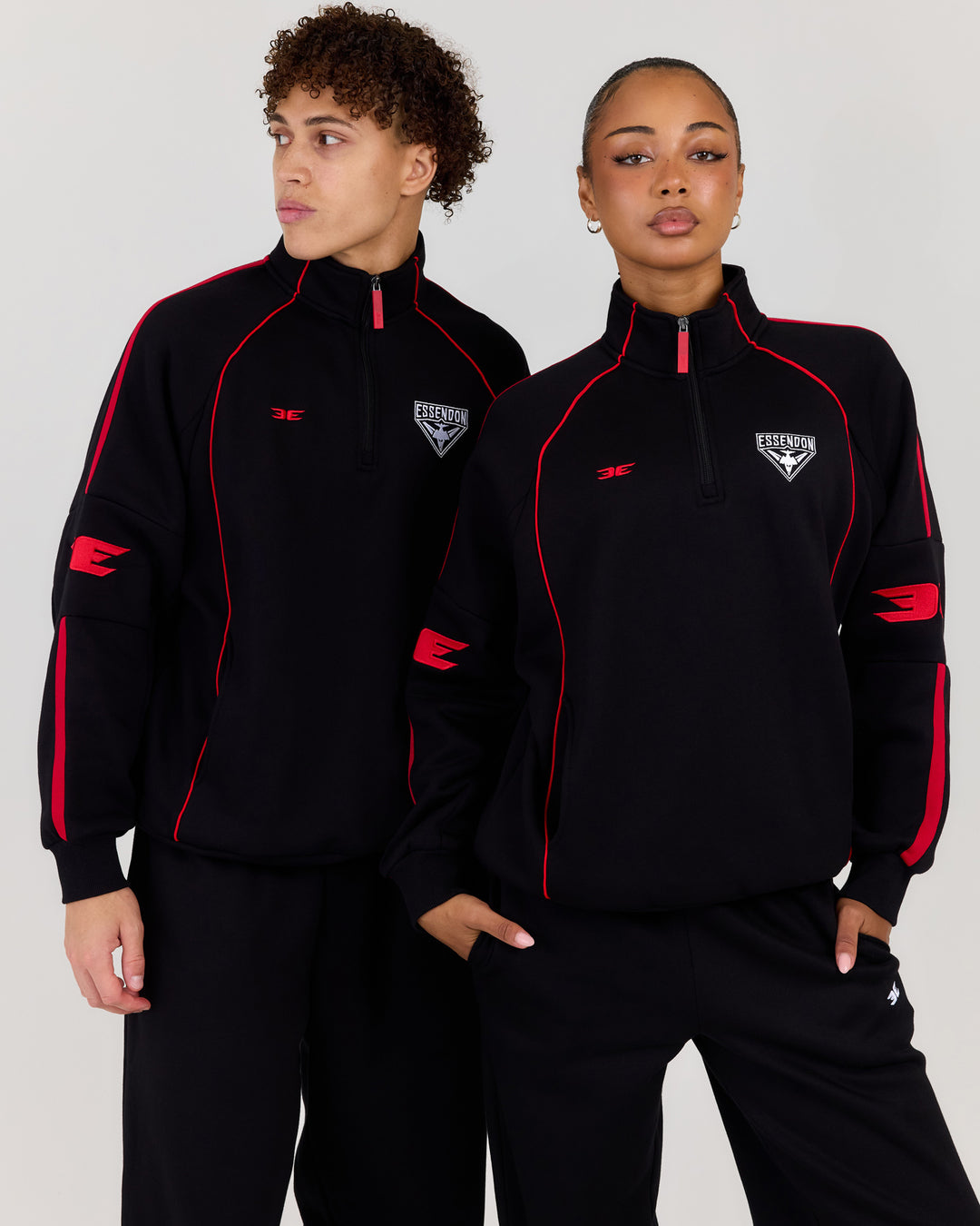 AFL x EE Retro 1/4 Zip - Essendon