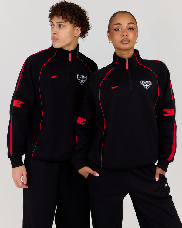 AFL x EE Retro 1/4 Zip - Essendon