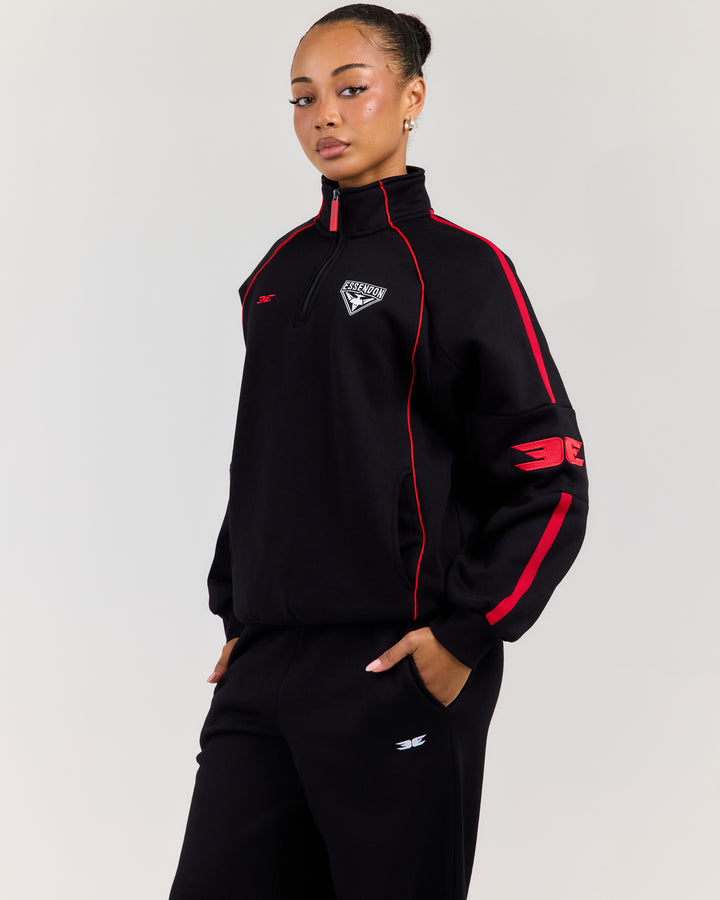 AFL x EE Retro 1/4 Zip - Essendon