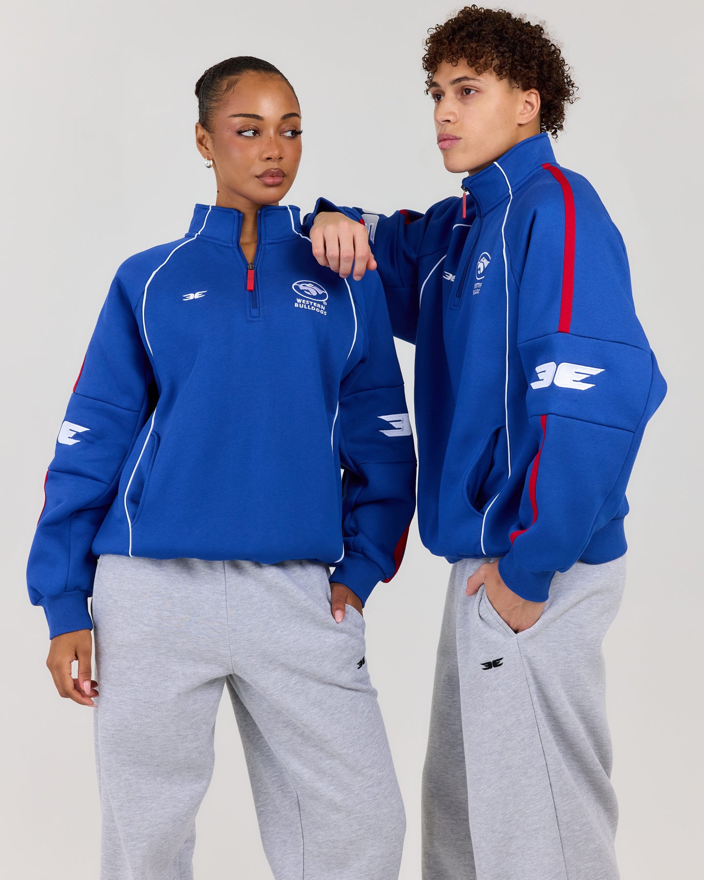 AFL x EE Retro 1/4 Zip - Western Bulldogs