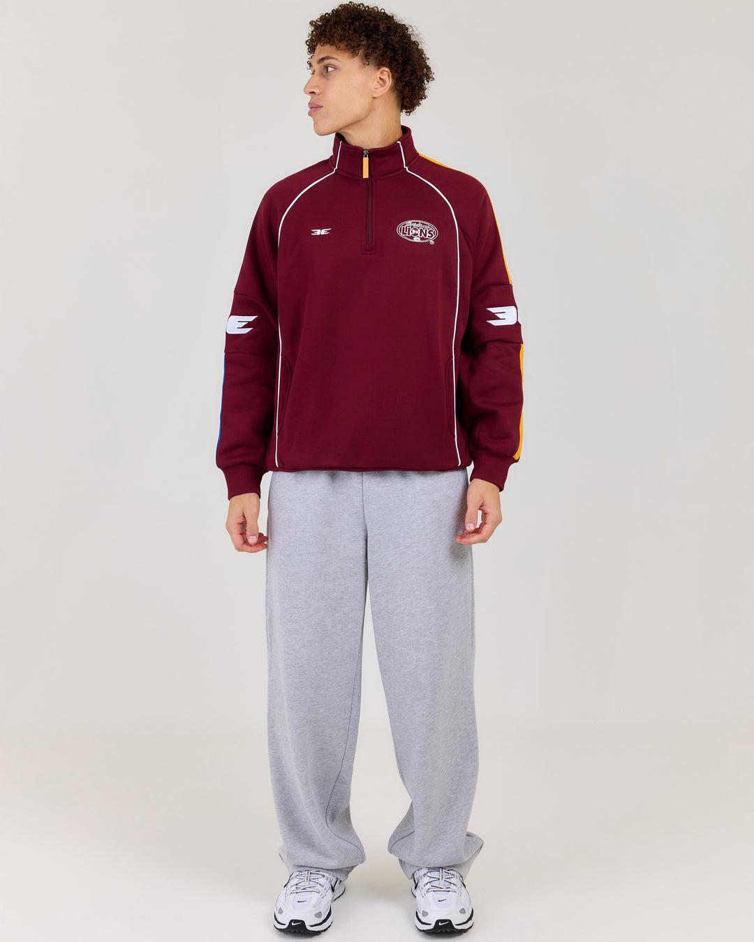 AFL x EE Retro 1/4 Zip - Brisbane